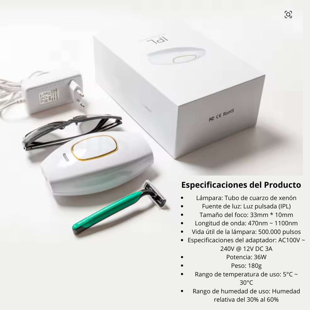 Depiladora de láser IPL