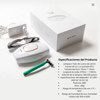 Depiladora de láser IPL